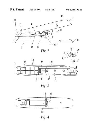 Patent US6244491B1 Sheet 2 of 3
