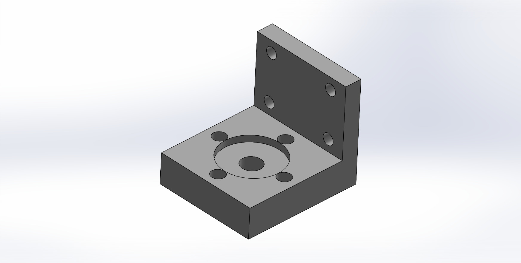 opposite view of the motor mount