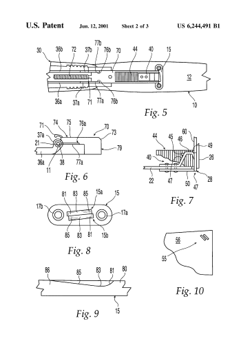 Patent US6244491B1 Sheet 3 of 3