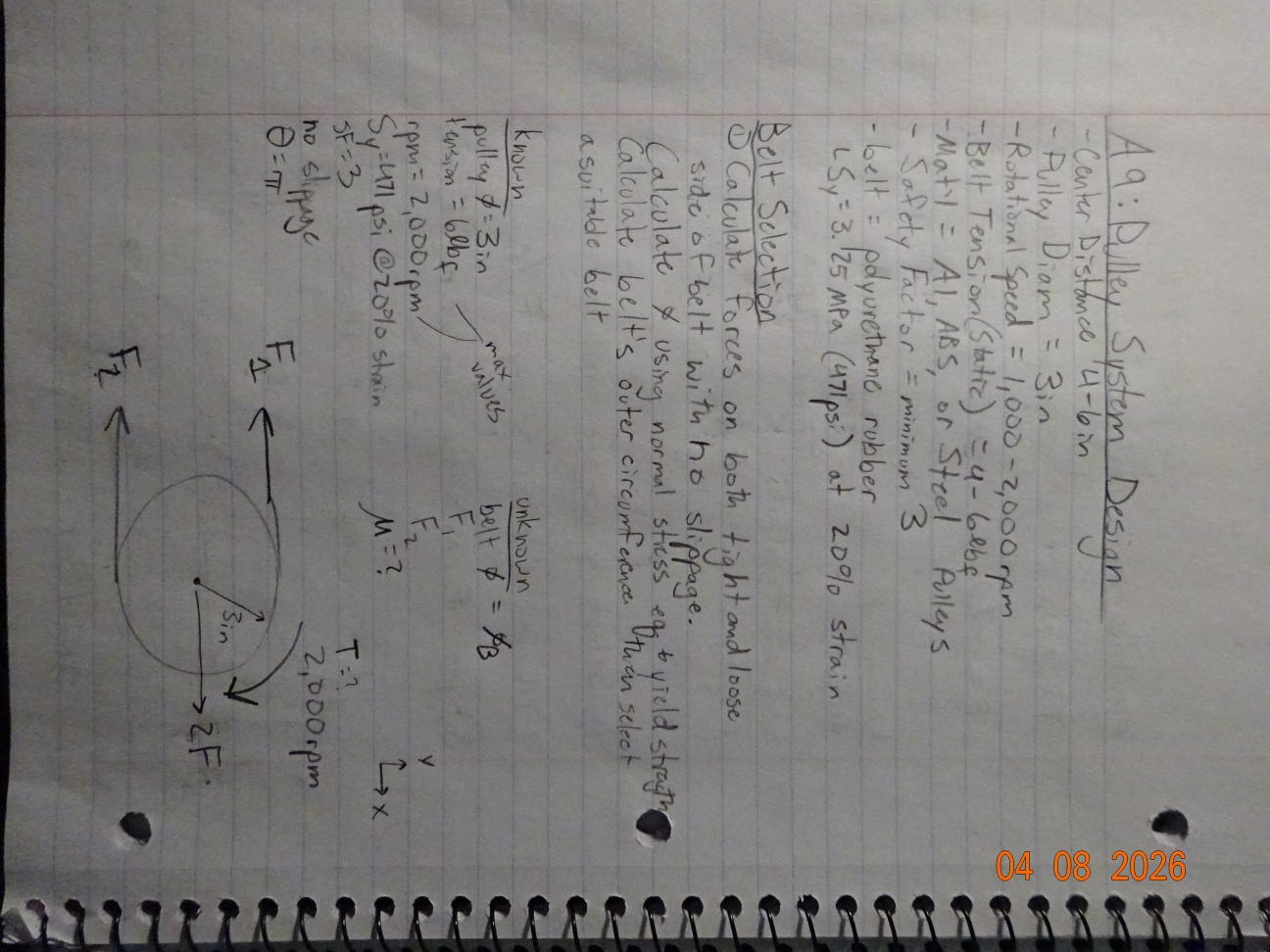 Handwritten Work - Page 1
